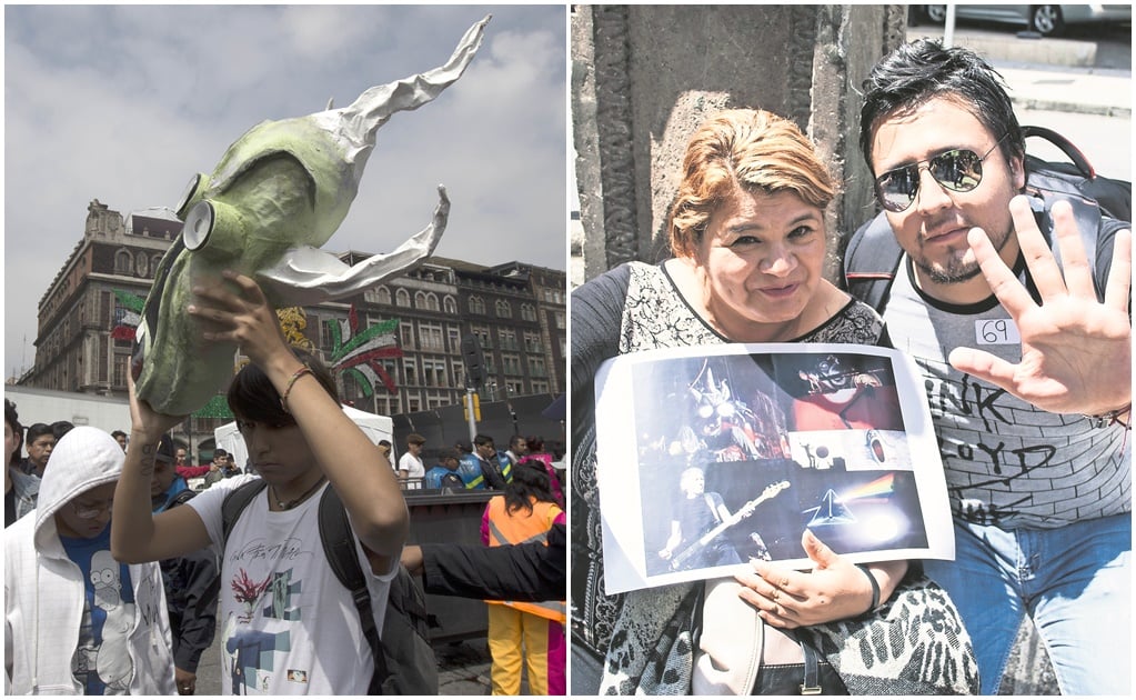 Euforia por Roger Waters ya invade el Zócalo