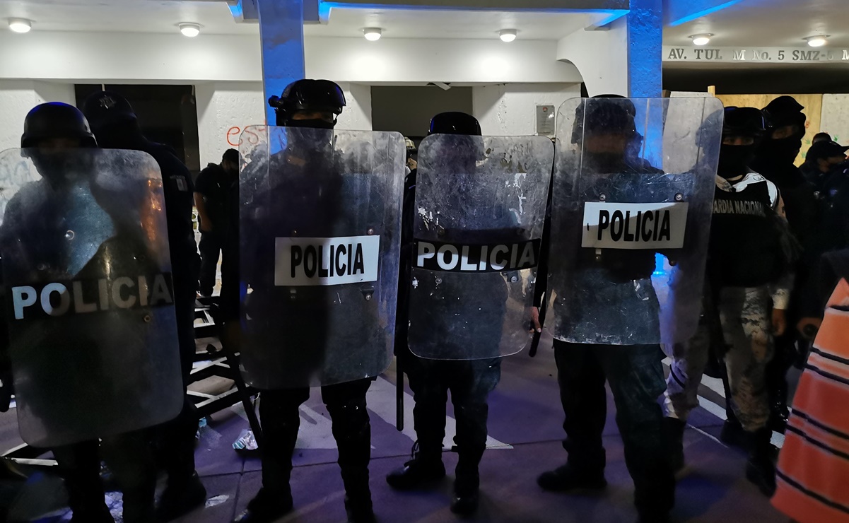 Emiten recomendación a alcaldía de Cancún por reprimir protesta a balazos