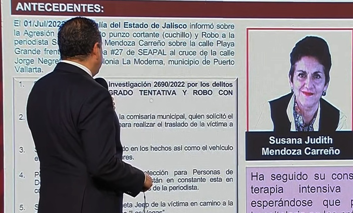 Solicita SSPC investigar si agresión a la periodista Susana Mendoza fue un ataque directo