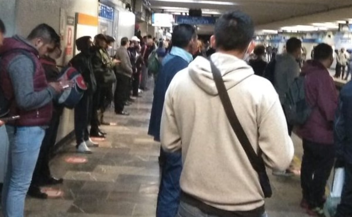 Lluvia provoca retrasos en servicio del Metro CDMX 