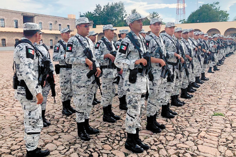 Guardia Nacional, presente en 8 entidades
