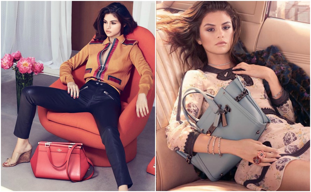 Selena Gómez lanza irresistible colección de bolsas Coach 