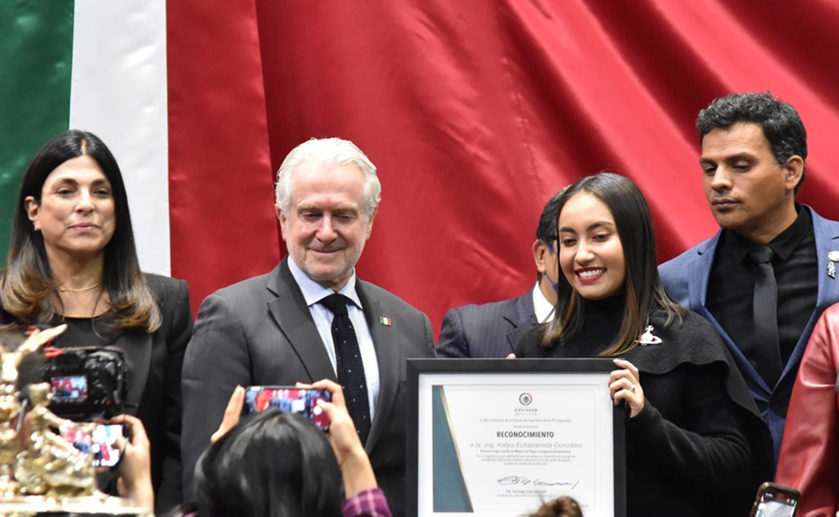 Katya Echazarreta, primera astronauta mexicana, llama a diputados a crear bases legislativas para el sector espacial