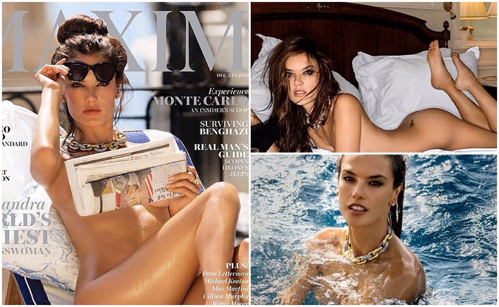 Alessandra Ambrosio posa desnuda para revista 