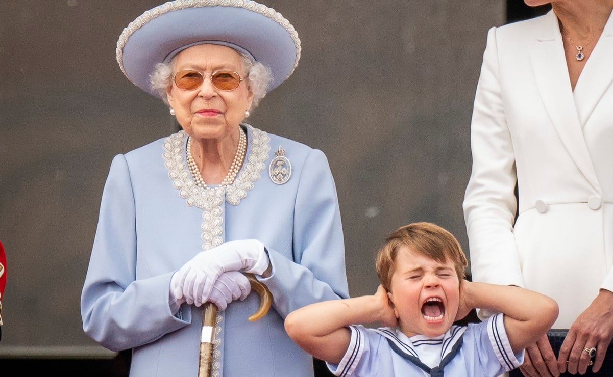 A sus 4 años, príncipe Louis opaca con sus gestos el jubileo de la reina Isabel II