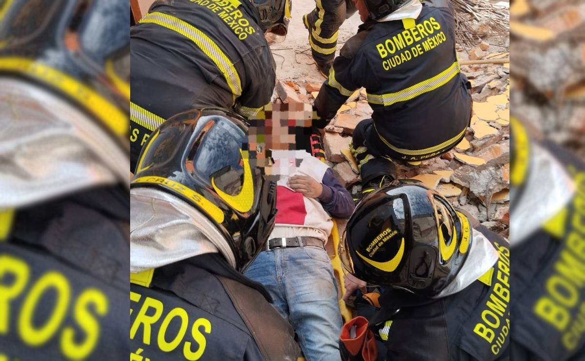 Barda aplasta a trabajador en obra de demolición en Venustiano Carranza