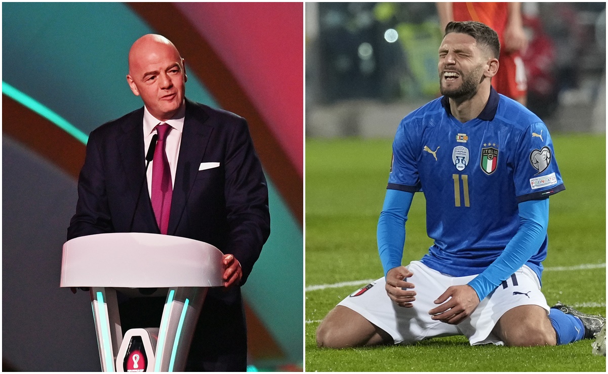 Gianni Infantino, presidente de la FIFA, aconseja a Italia para que no se pierda otro Mundial 