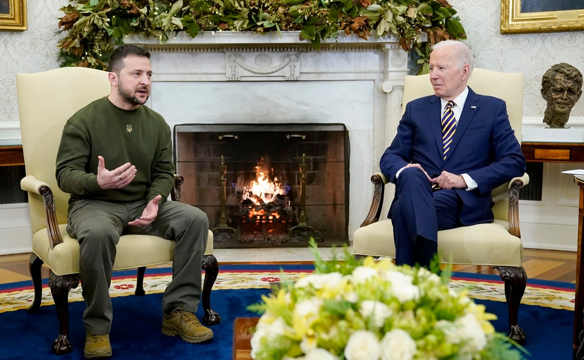 Zelenski se reúne con Biden en la Casa Blanca para hablar de la invasión rusa a Ucrania 