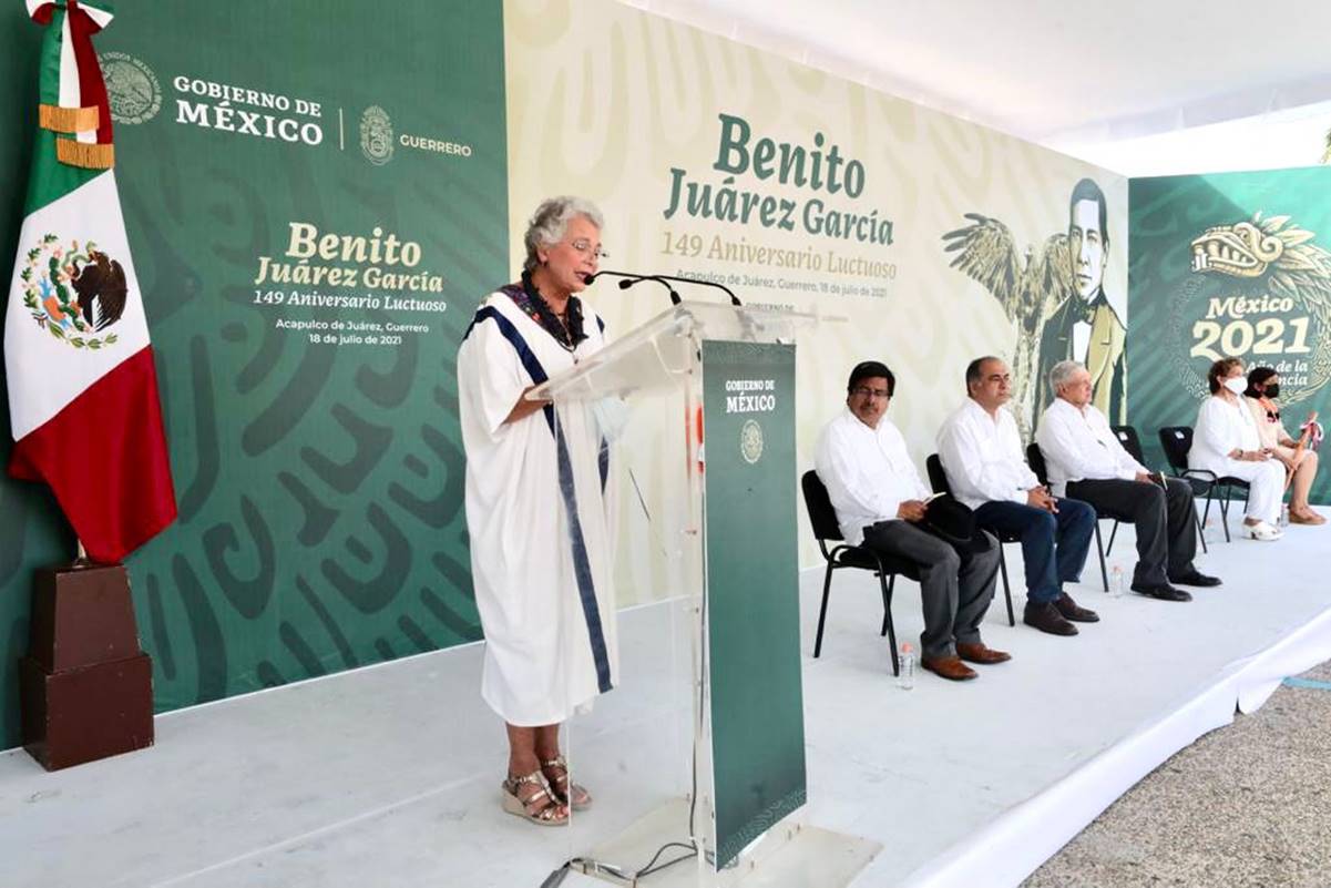 AMLO encabeza ceremonia por aniversario luctuoso de Benito Juárez
