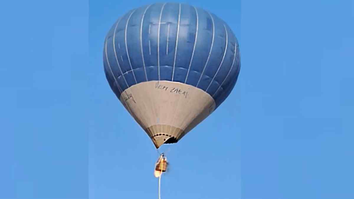 A unos 15 metros la muchacha se aventó: Testigo narra el incendio del globo aerostático en Teotihuacán