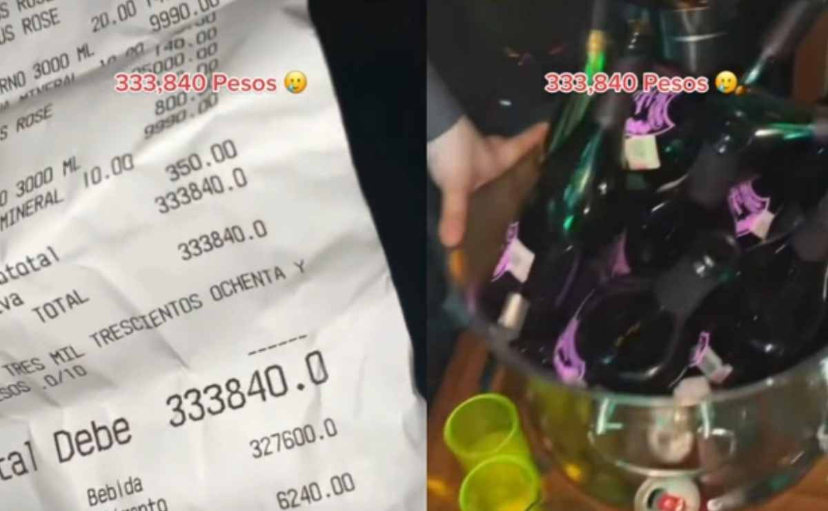 Gastan más de 300 mil pesos en bar; pago de cuenta se vuelve viral 