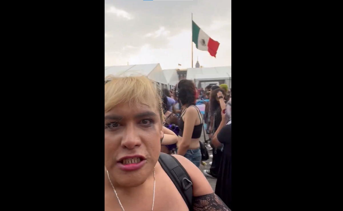 "¡La 4T traiciona al pueblo!": Diputada María Clemente denuncia agresiones y uso de gas en marcha por la visibilidad trans
