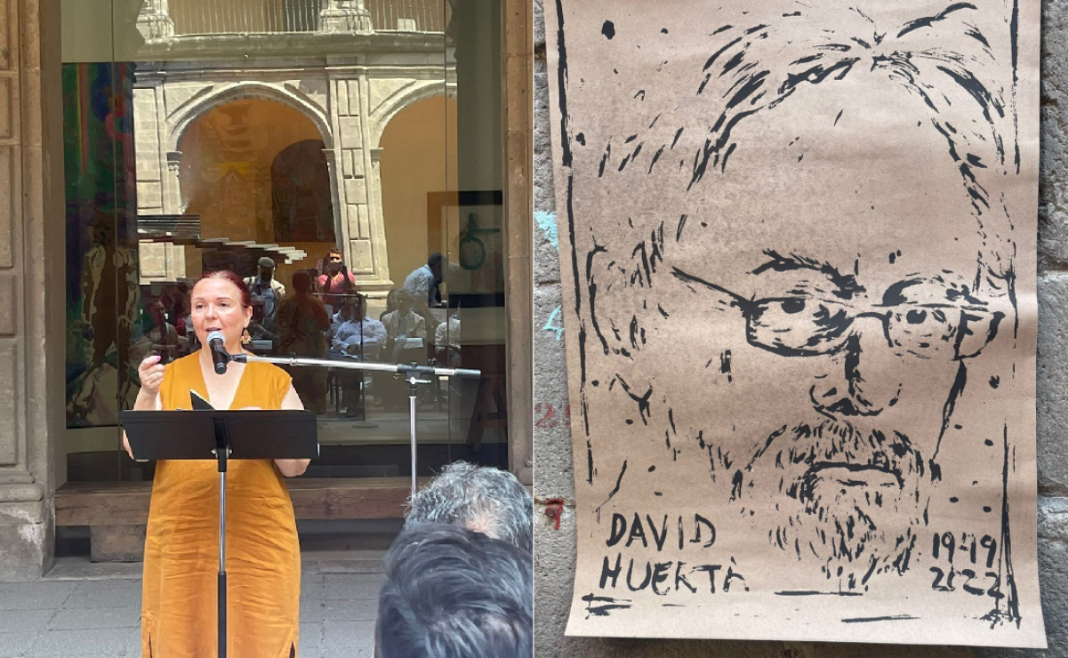 Con lectura de poemas y puesta en escena, concluye homenaje a David Huerta en San Ildefonso