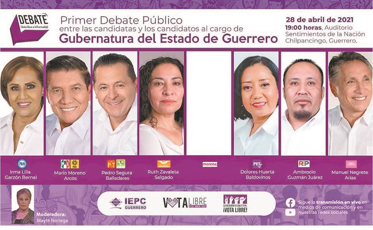 Alistan debate de candidatos en Guerrero... pero sin Félix Salgado