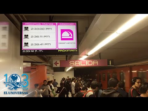 Metro instala plataforma que muestra el avance de trenes en tiempo real
