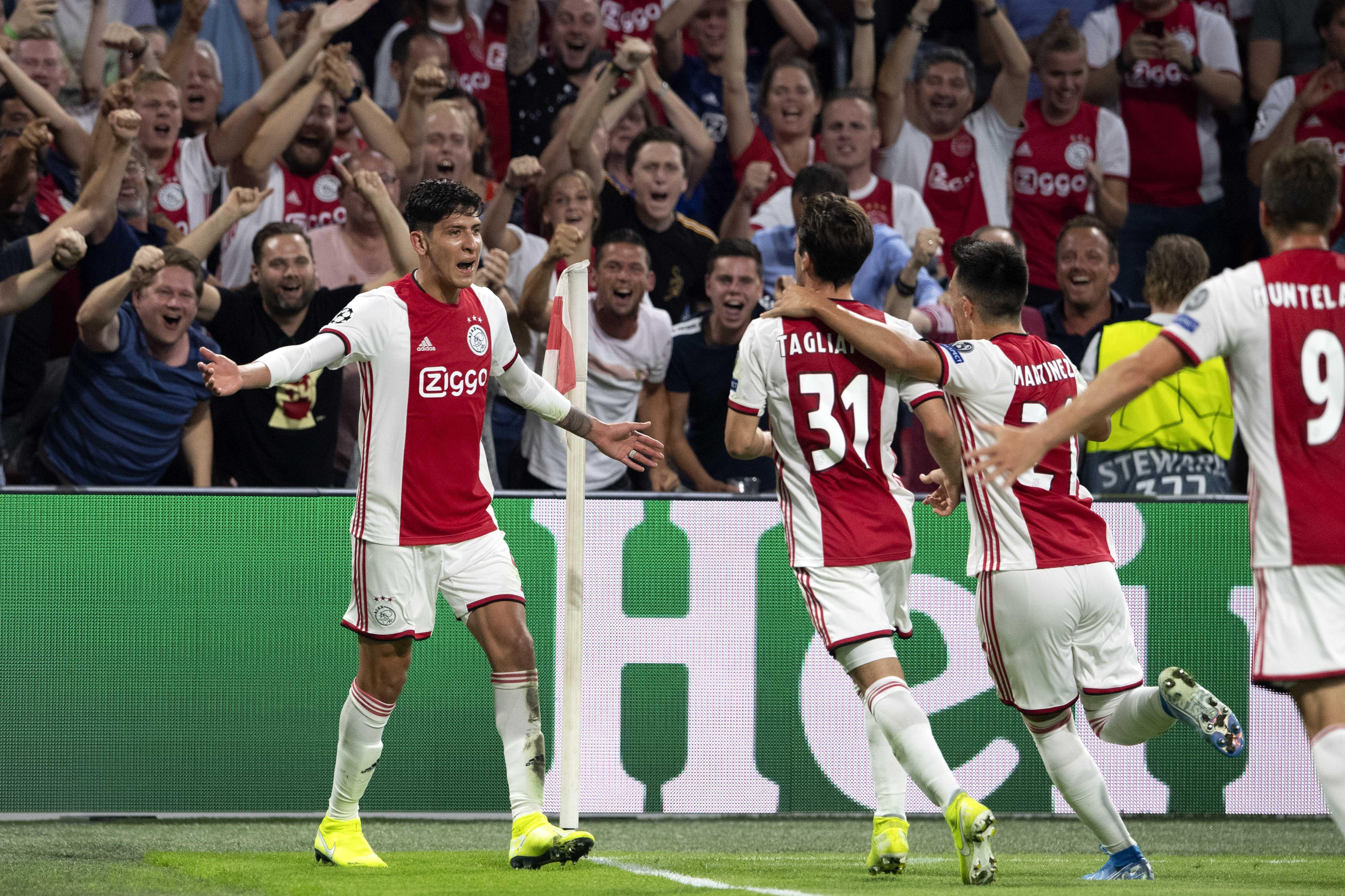 Edson Álvarez y el Ajax clasifican a la fase de grupos de la Champions League