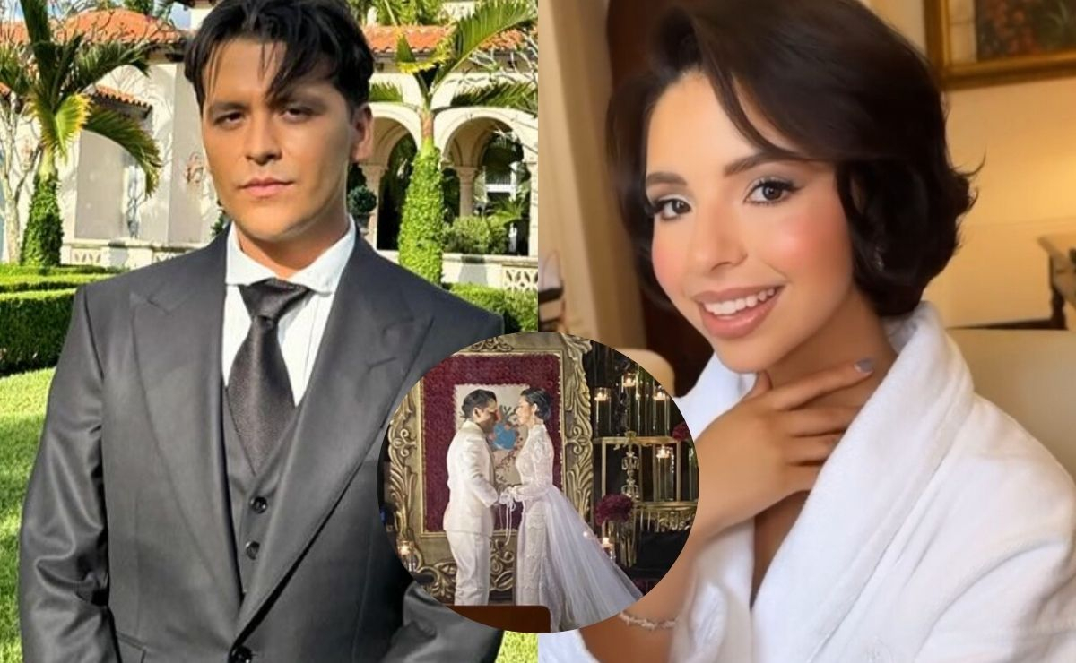 La romántica foto de Christian Nodal y Ángela Aguilar en el altar