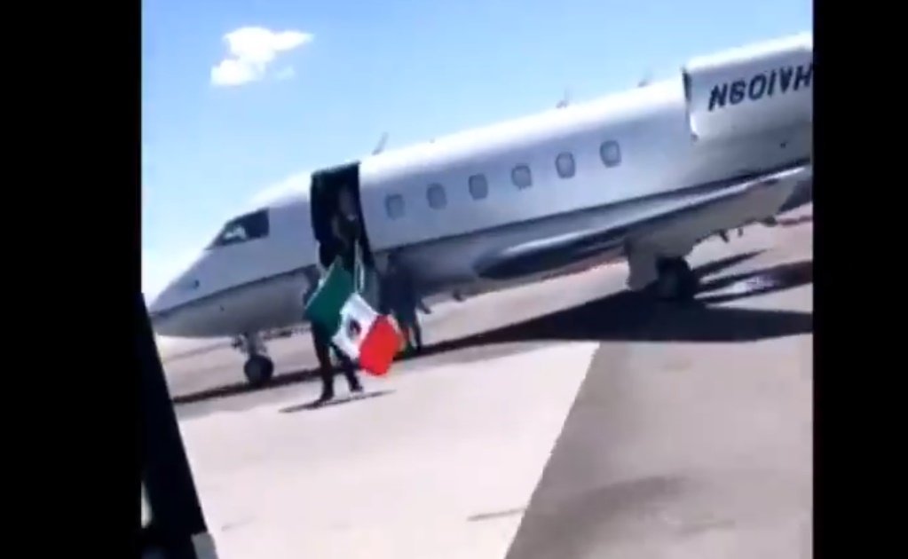 La bandera de México ondeando: una de las últimas imágenes antes del avionazo de Coahuila