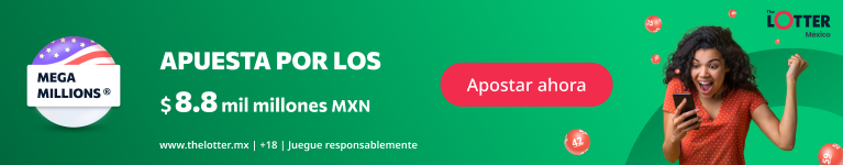 Mega Millions en TheLotter México - Premio de 8.8 mil millones MXN