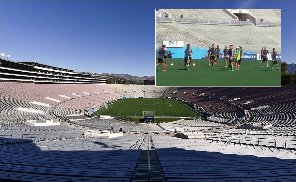 El Tri se entrenó en el Rose Bowl 