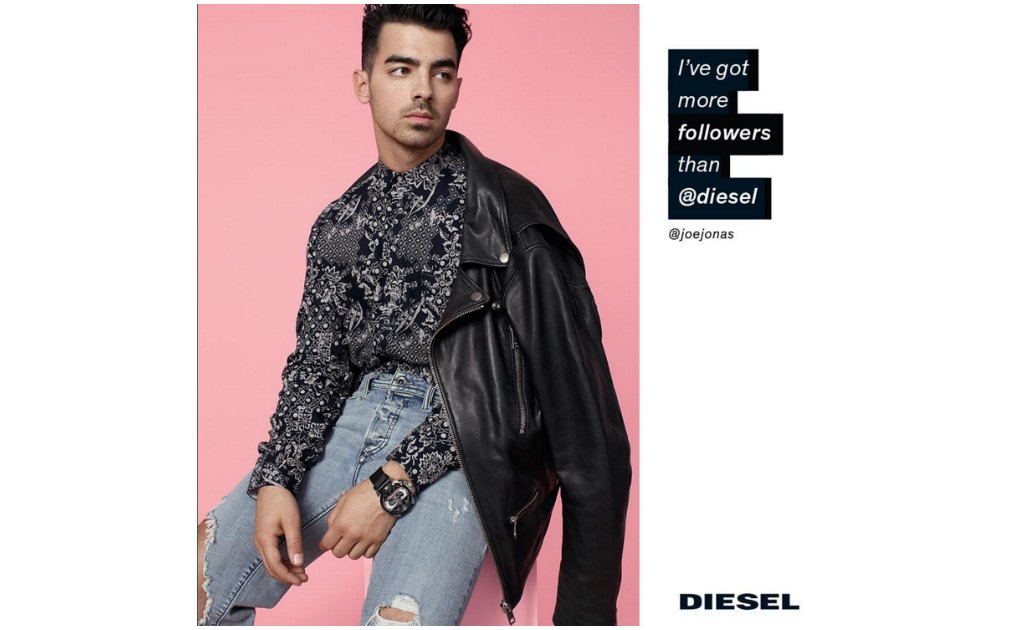 Joe Jonas protagoniza campaña de Diesel
