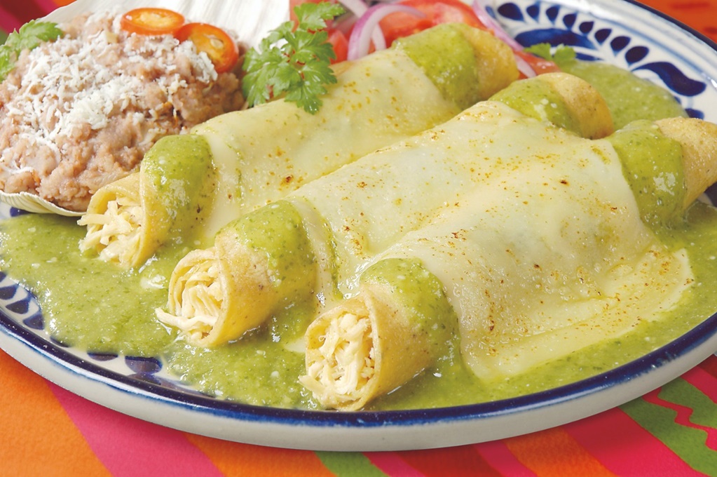 ¿Cuántas calorías tiene una enchilada?