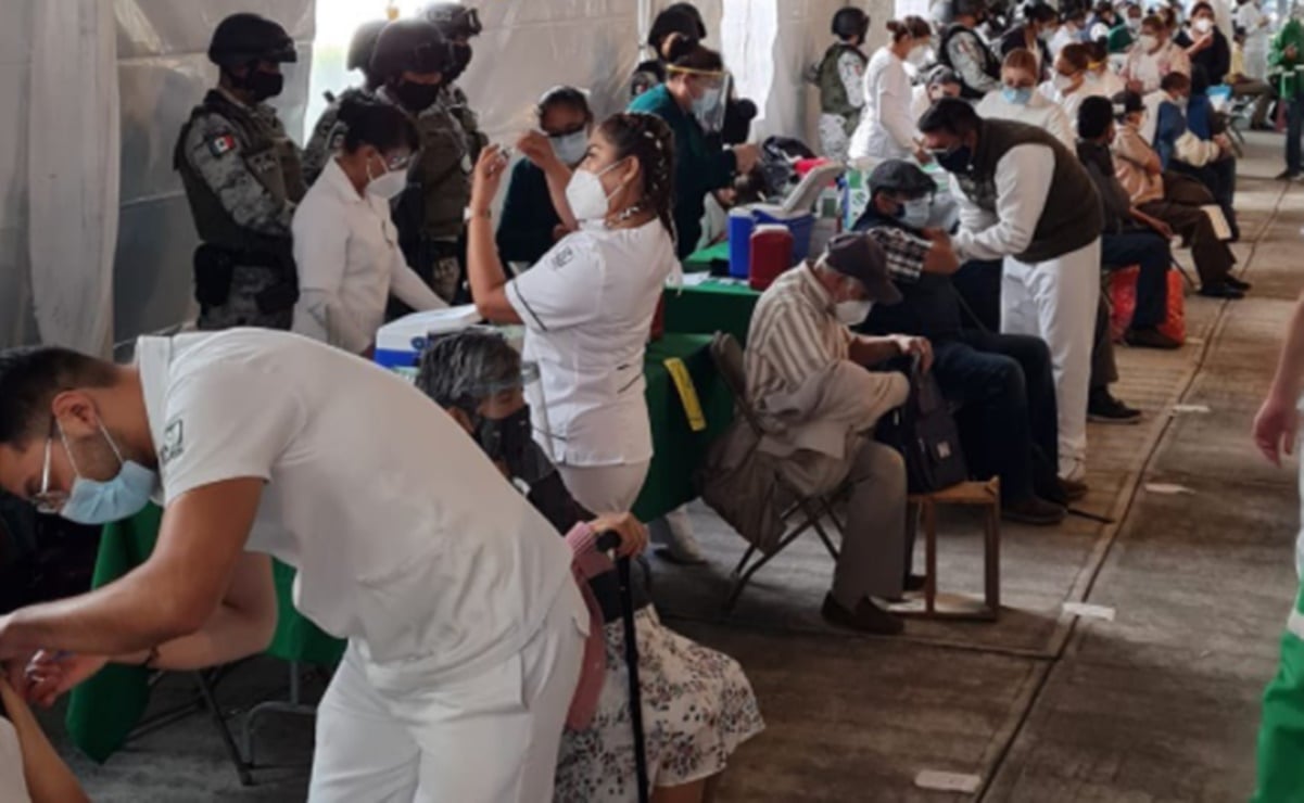 "No hice fila ni madrugué", dice abuelito tras recibir vacuna contra Covid-19 en Tláhuac