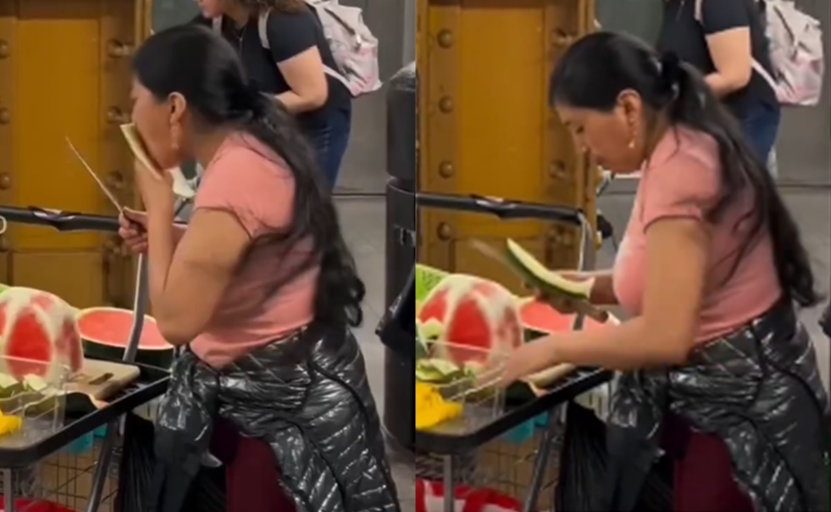 ¿Gentrificación a la inversa? Mujer latina se pone a vender fruta en el metro de Nueva York 