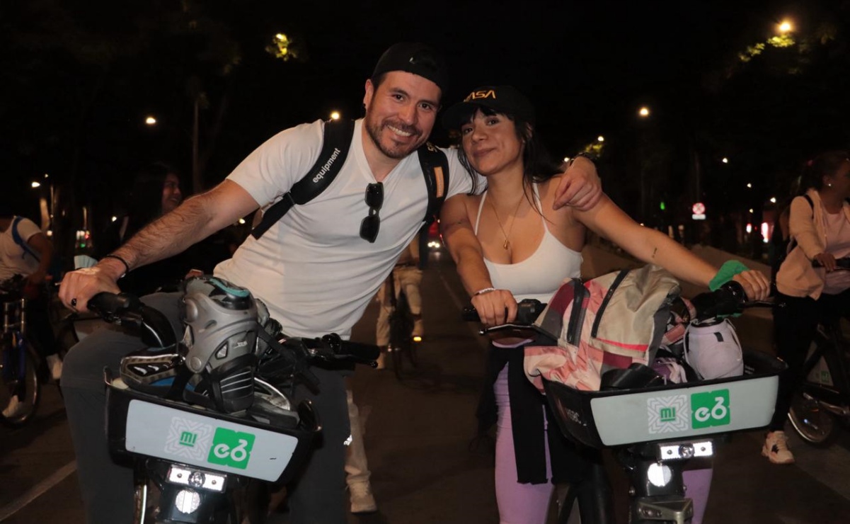 Finaliza con éxito el primer Paseo Nocturno “Muévete en Bici” del año