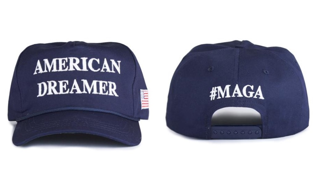 Campaña de Trump vende una nueva gorra para el "dreamer estadounidense"