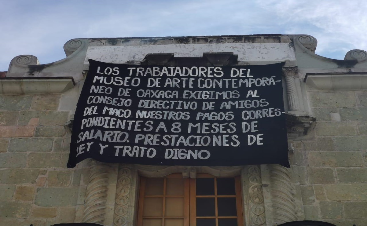 Se atrincheran trabajadoras del Museo de Arte Contemporáneo de Oaxaca ante intención de cerrar el espacio