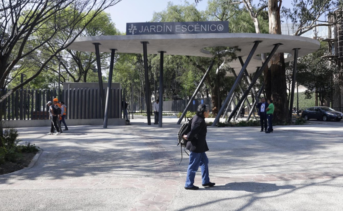 Inauguran Jardín Escénico de Chapultepec