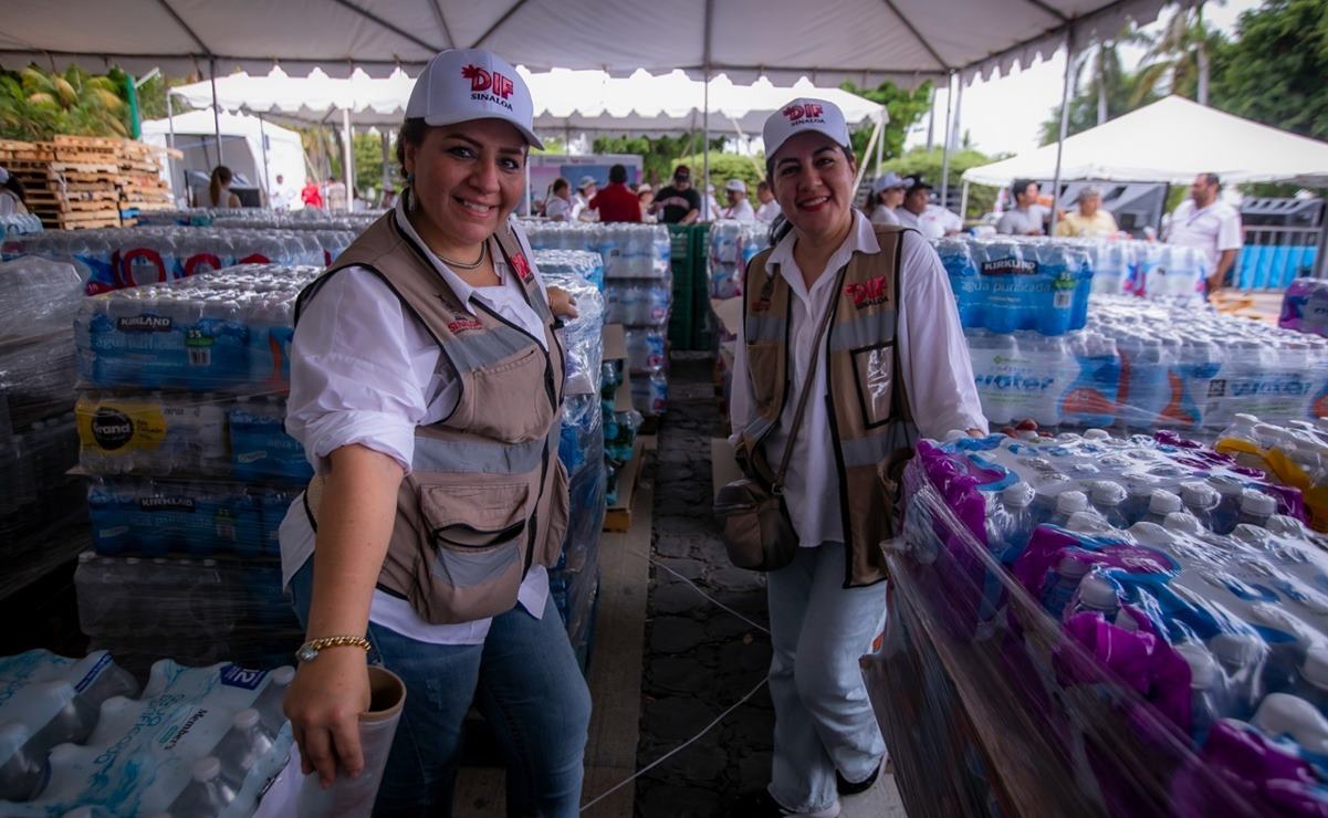 Realizan donaciones de agua embotellada en zonas rurales de Sinaloa