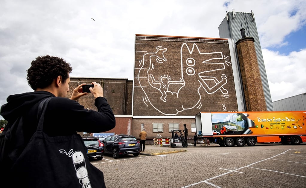Mural de Keith Haring vuelve a ver la luz 30 años después