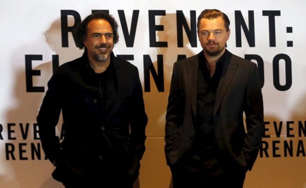 González Iñárritu and DiCaprio present "The Revenant" in Mexico