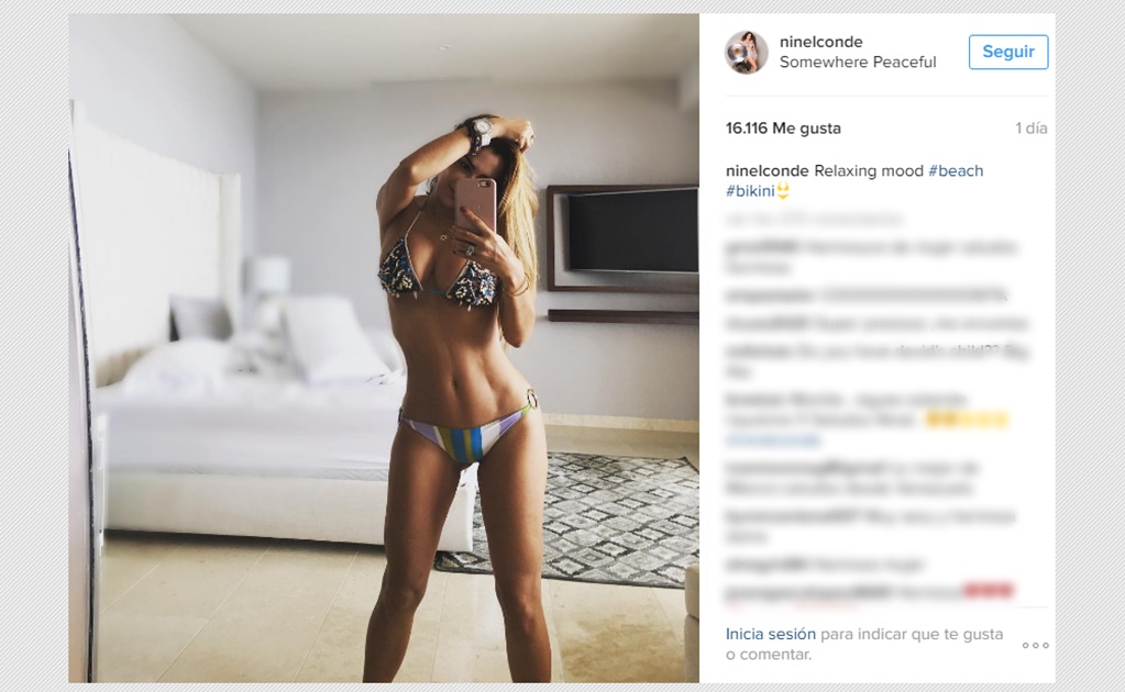 Critican foto en bikini de Ninel Conde 