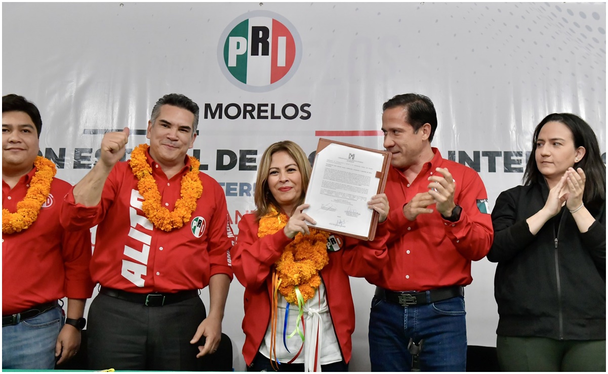 Se registra exmorenista Lucy Meza como precandidata del PRI a la gubernatura de Morelos