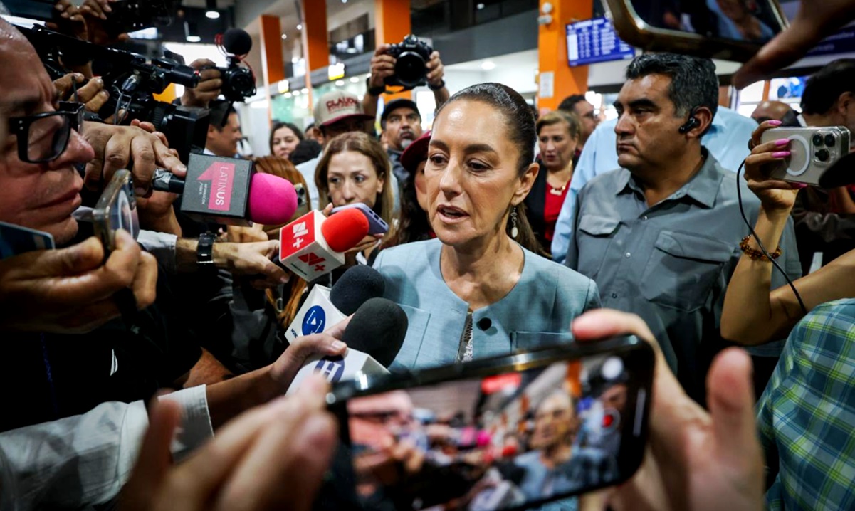 Sheinbaum se solidariza con Álvarez Máynez y cancela evento en Monterrey
