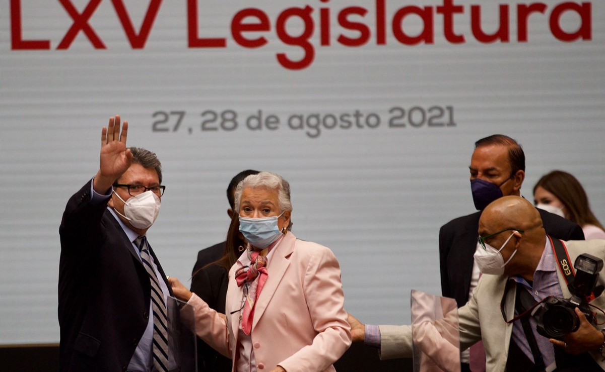 A mano alzada eligen en Morena a Olga Sánchez Cordero como candidata a presidir el Senado