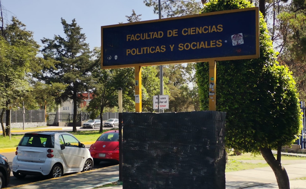 Suspende actividades en la FCPyS de la UNAM, tras toma de instalaciones por estudiantes