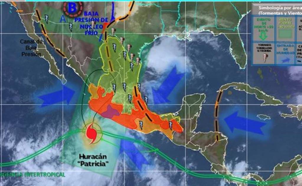 Cat. 4 hurricane Patricia nears Mexico's Pacific Coast 