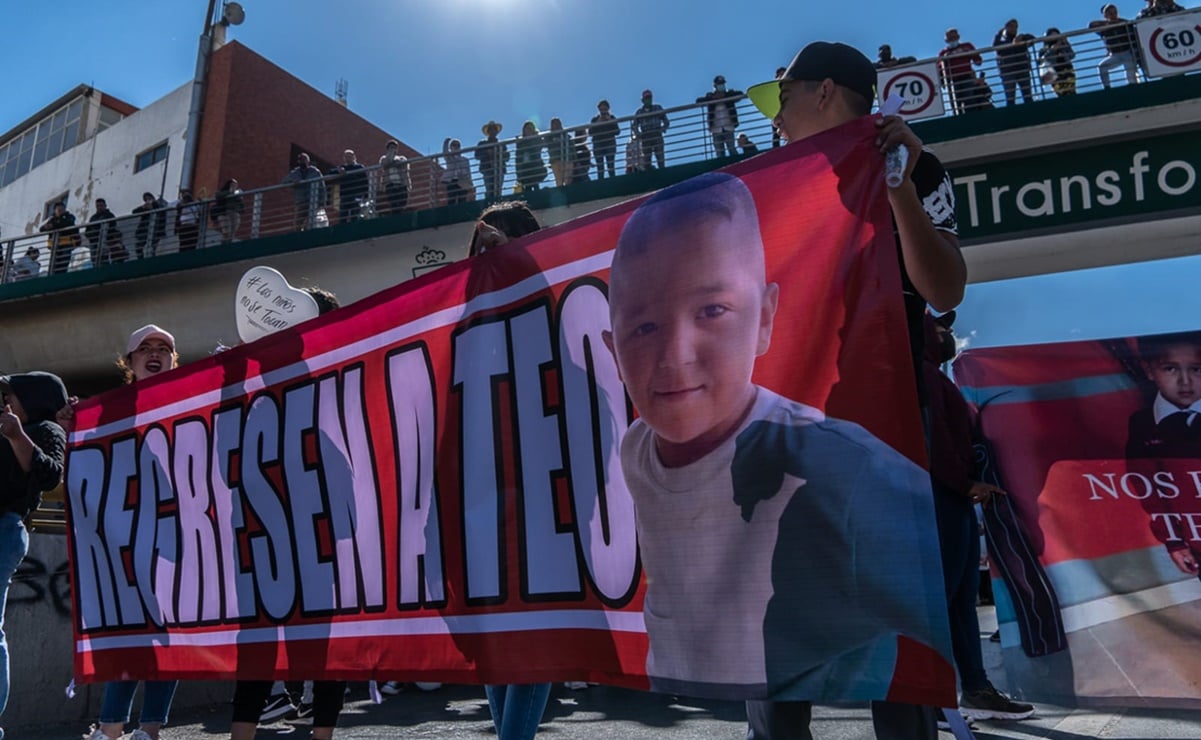 Bloquean carreteras y marchan para exigir localización del niño Tadeo en Zacatecas