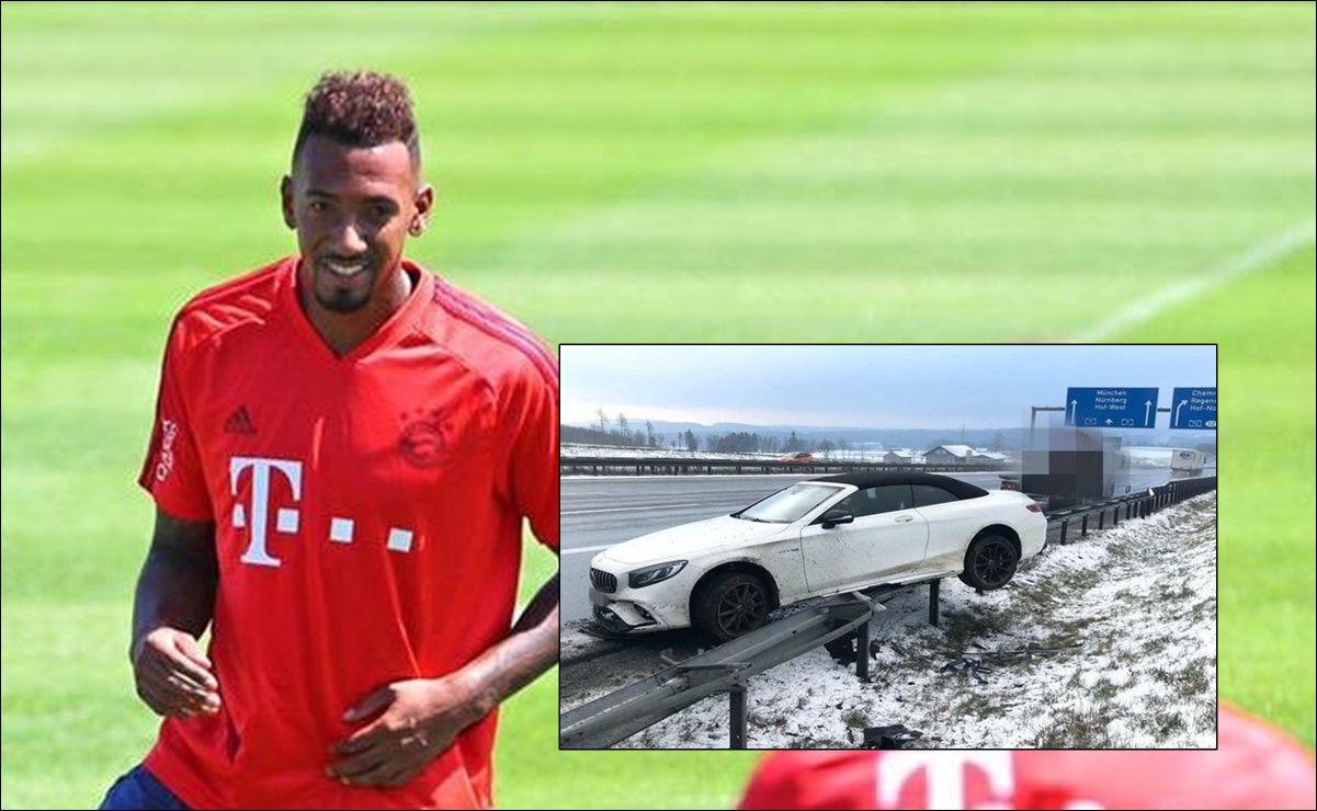 Futbolista del Bayern Múnich estrella su lujoso auto en la nieve