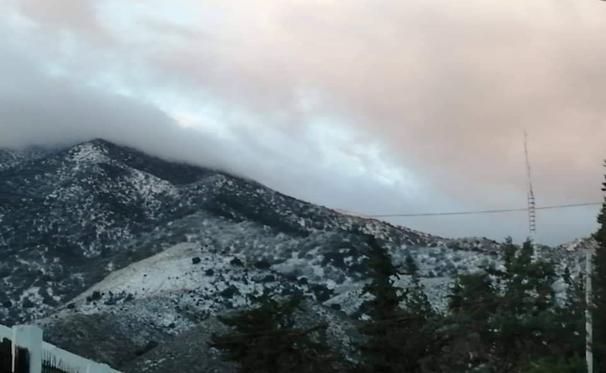 Zacatecas reporta caída de nieve y bajas temperaturas 