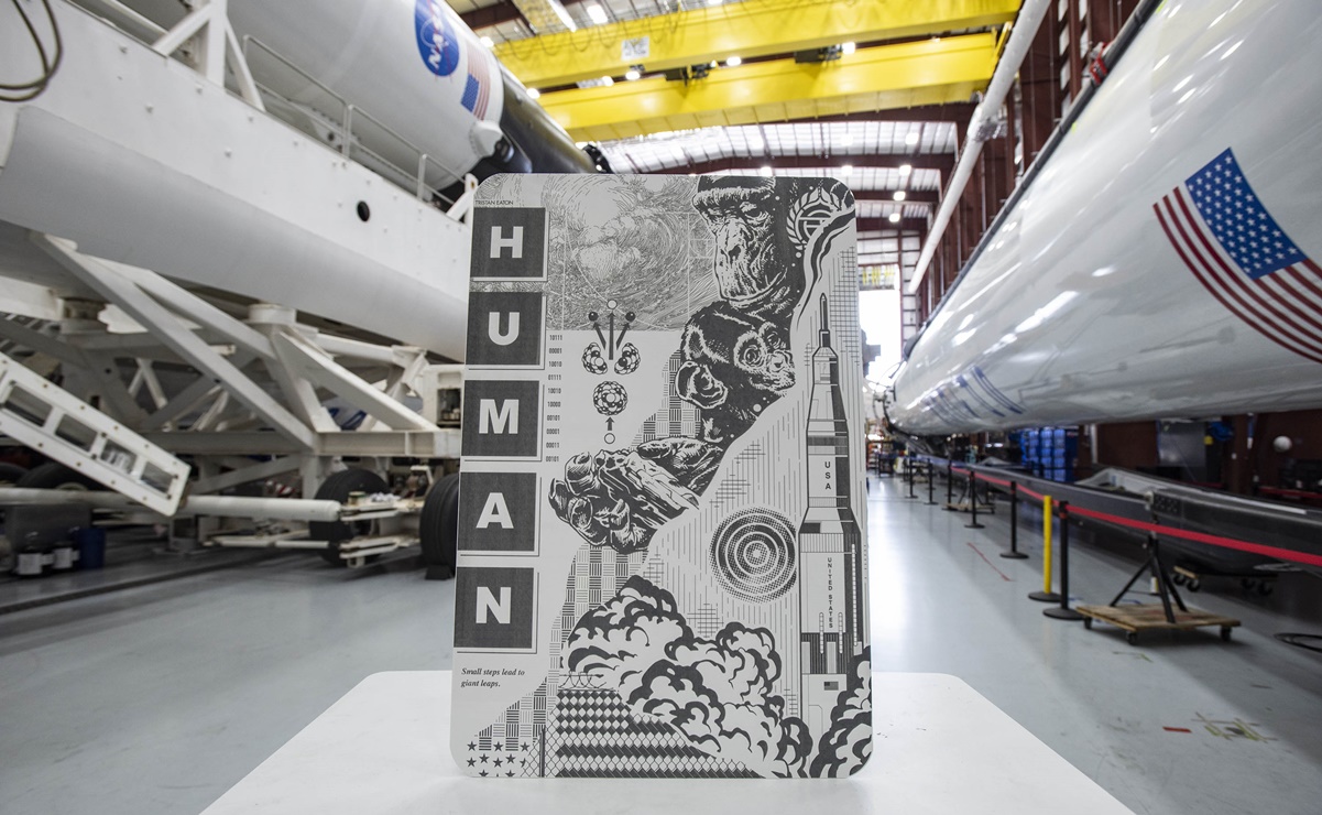 El arte que viajará al espacio con SpaceX y la NASA