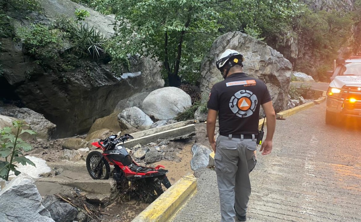 Mueren 2 menores arrastrados por la corriente en cañón de San Isidro, NL