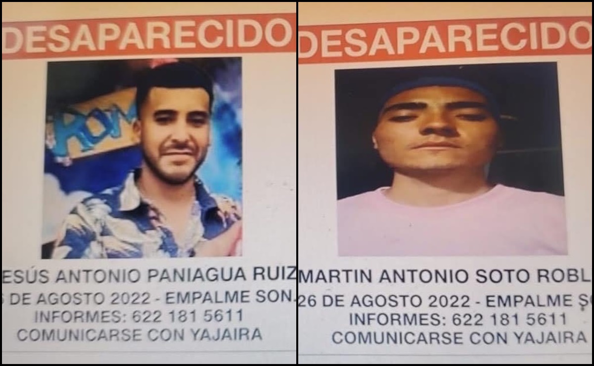Localizan los cuerpos de jóvenes desaparecidos en Sonora; "Me detuvo la Marina", su último mensaje 