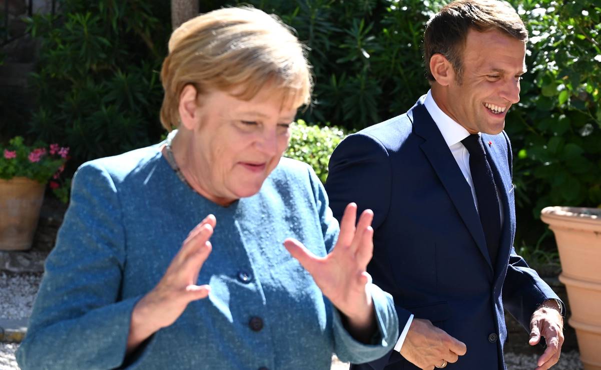 Merkel reta a Macron previo a la final de la Champions: "Que gane el mejor"