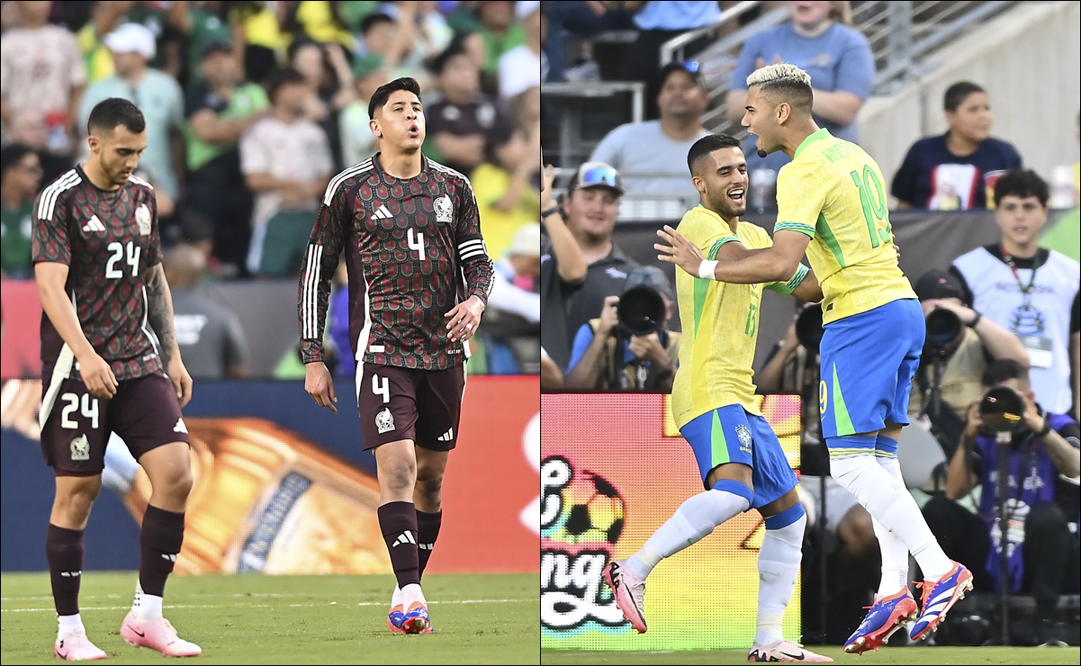 México ya pierde ante Brasil desde el minuto 5; golazo de Andreas Pereira