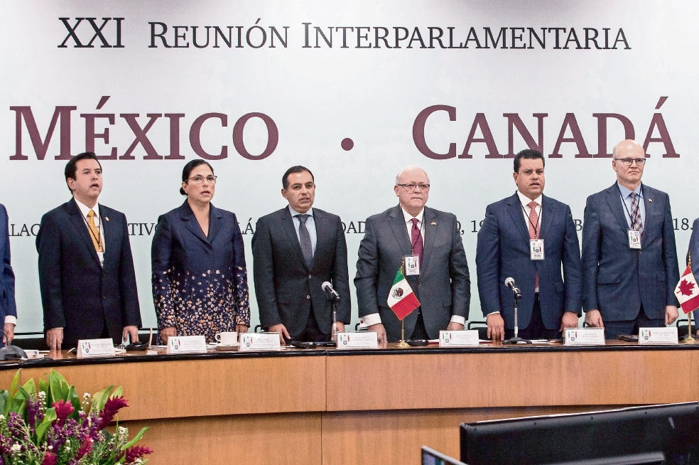 Se reúnen Congresos de México y Canadá 
